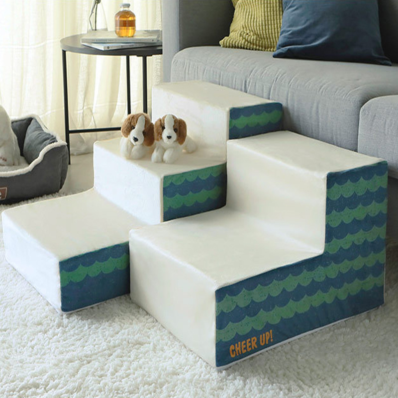 Лестница за домашни любимци за кучета и котки — платнена конструкция; Joyful-Melody марка; гнездо за кучета.