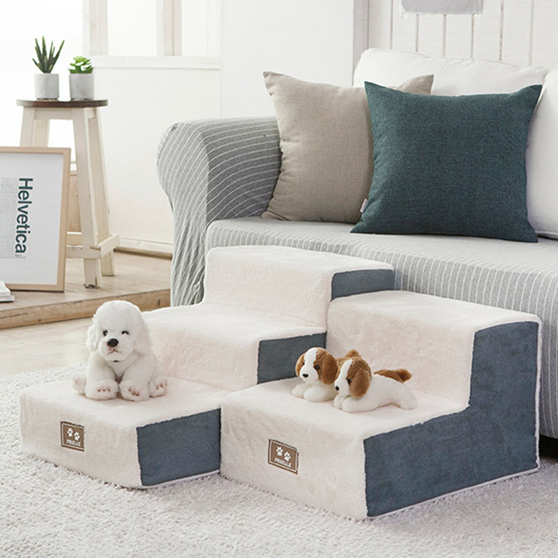 Лестница за домашни любимци за кучета и котки — платнена конструкция; Joyful-Melody марка; гнездо за кучета.