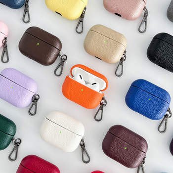 Lychee mintás AirPods tok Apple AirPods (1/2) – műbőr, univerzális illeszkedés, textil kivitelezés