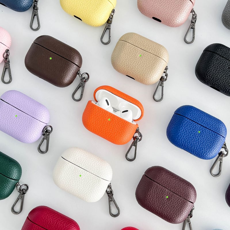 Lychee mintás AirPods tok Apple AirPods (1/2) – műbőr, univerzális illeszkedés, textil kivitelezés