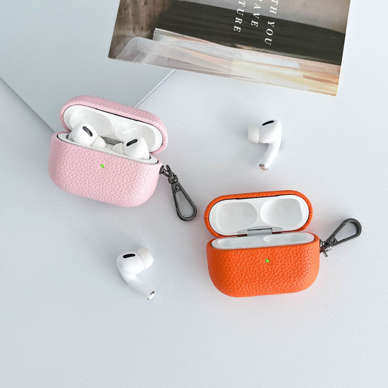 Lychee mintás AirPods tok Apple AirPods (1/2) – műbőr, univerzális illeszkedés, textil kivitelezés