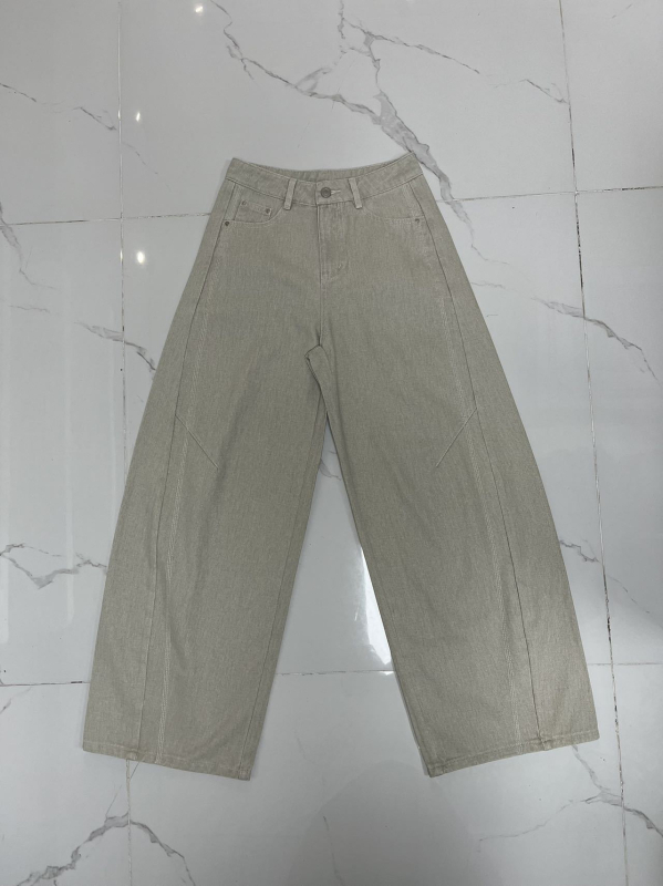 Traperice od pamuka s visokim strukom, široki kroj, debeli velur završni sloj, casual stil