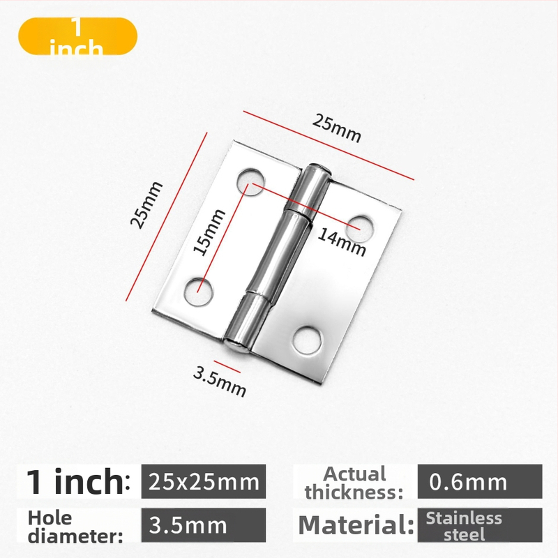 Rozsdamentes acél pánt, vastagított kivitelben, kefés felülettel, modern egyszerű stílus, szekrényekhez és belső ajtókhoz