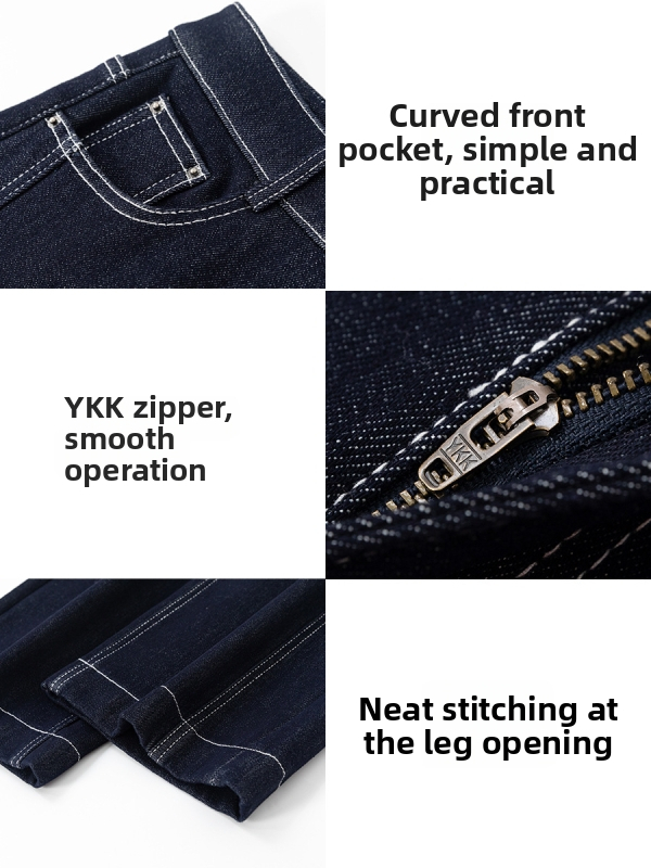 Ženske traperice s visokim strukom, fleece podstavljene, denim od pamuka i elastina, ravne nogavice, duljina 9/10, zimska 2025