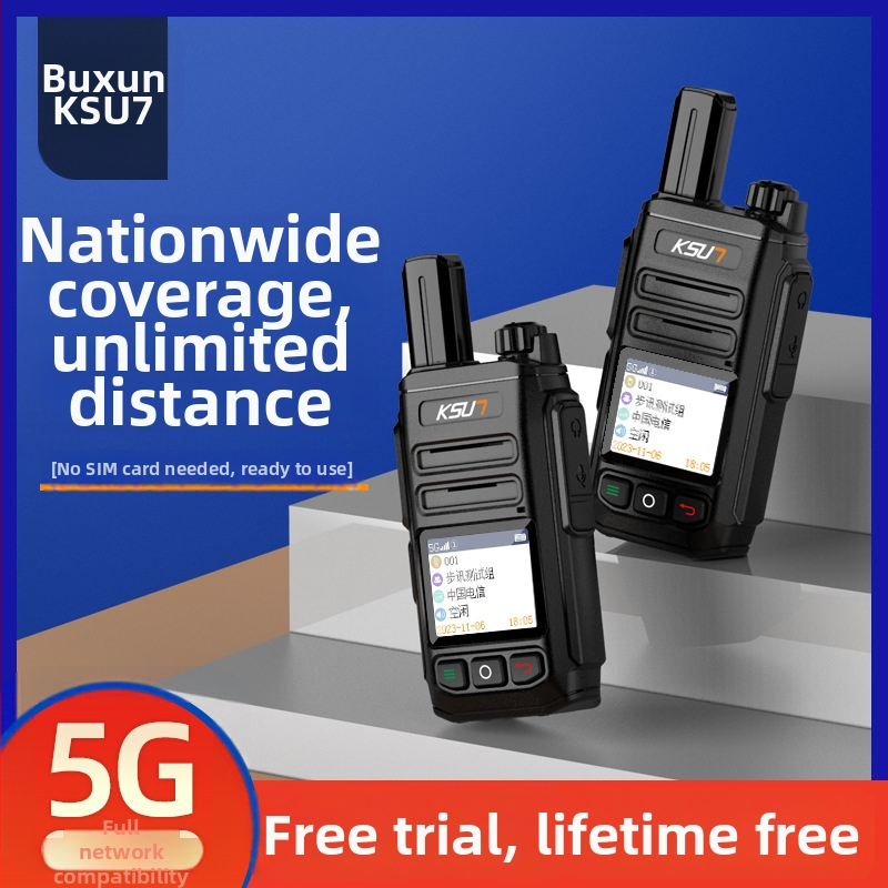 Rádiová vysielačka s verejnou sieťou CT23 - 5G/4G/3G/2G, dosah >50 km, Li‑Ion batéria 6800mAh, s displejom