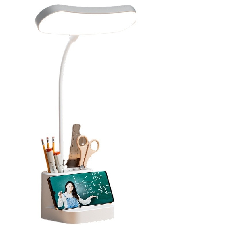 Clip-on studijska lampa s dotiknim prilagodbom jačine, napajanje iz utičnice, plastično sjenilo, 220V, CRI 80–89