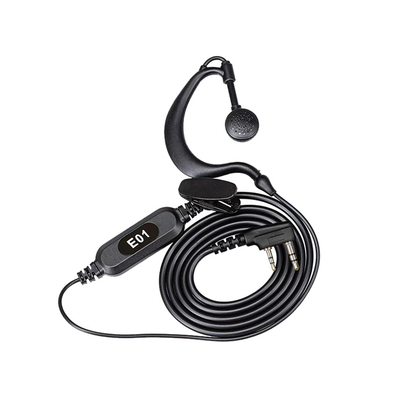 DuoMSera kabel za slušalice za radio, univerzalni K-head priključak, PTT gumb, protuklizni, domet do 1,5 km