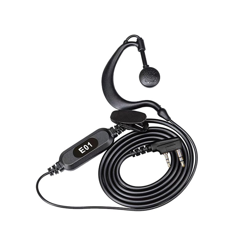 DuoMSera kabel za slušalice za radio, univerzalni K-head priključak, PTT gumb, protuklizni, domet do 1,5 km