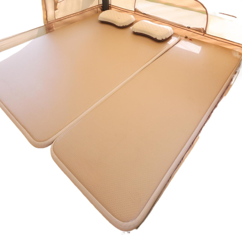 Naduvivi madrac za kampiranje s četkanom površinom; prenosni madrac za vanjsku i kućnu upotrebu; površina od kompozitne tkanine