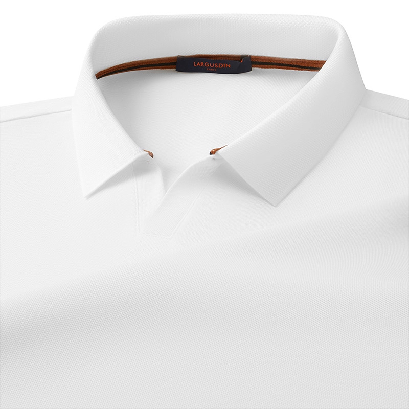 Polo majica sa Seagull ovratnikom, kratki rukav, uski kroj, 63% pamuk / 37% poliester, otporna na nabore