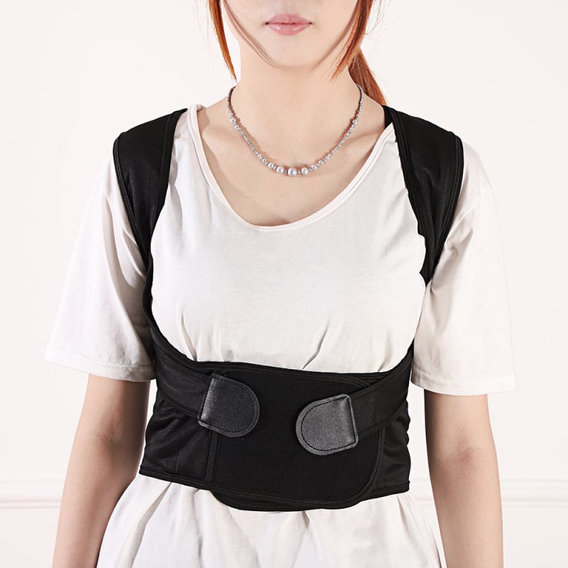 Pojas za korekciju držanja leđa, integrirani dizajn struka i leđa, prozračan, unisex, za pisanje