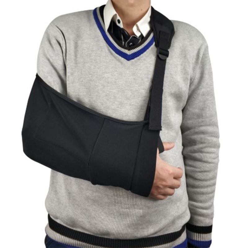 Arm sling elő- és alkar fixálásához, könyök- és csuklófixációval, lélegző anyag, nyomtatott logó, testreszabható Conbeien
