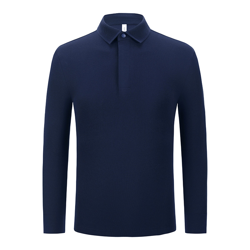 Unisex polo majica s dugim rukavima, uska kroja, 100% pamuk, izvezen logotip