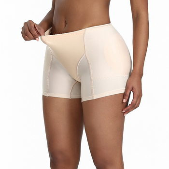 Îmbrăcăminte modelatoare pentru ridicare șolduri, cu design pentru posterior complet, țesătură din nylon, talie medie, căptușeală din bumbac