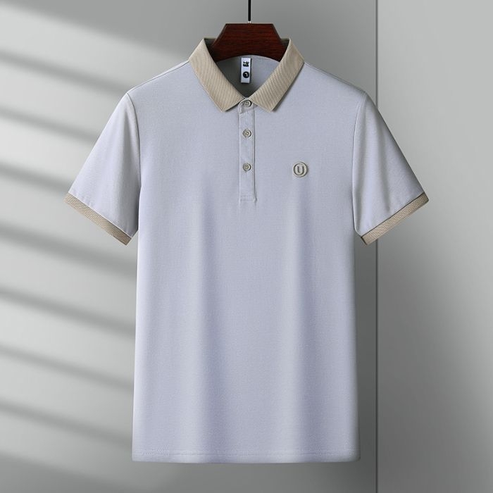 Muška polo majica kratkih rukava, uski kroj, polo ovratnik, pike pamuk 96%+, ljeto 2025