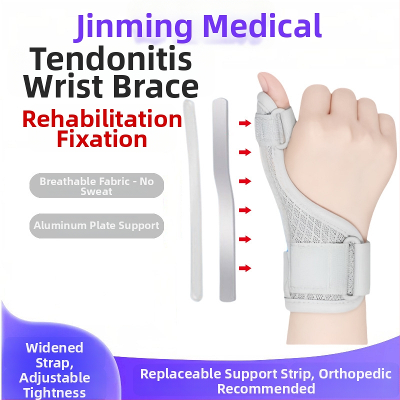 Csuklóvédő a hüvelykujj korrigálásával és ujj-fixációval, hálós anyag, kód CH-0204, származás Hebei, gyártó Hebei Jinming Medical Equipment Co., Ltd