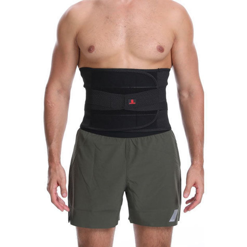 Унисекс спортен колан за кръста – оформяне и корекция, дишаща фиксирана опора за лумбалната област и болки в гърба