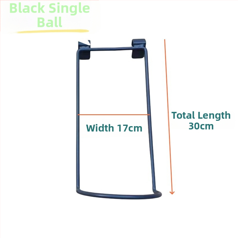 Ράφι προβολής για μπάλες με μονό εκθέτη και εξαρτήματα με διπλό γάντζο για αθλητικά είδη