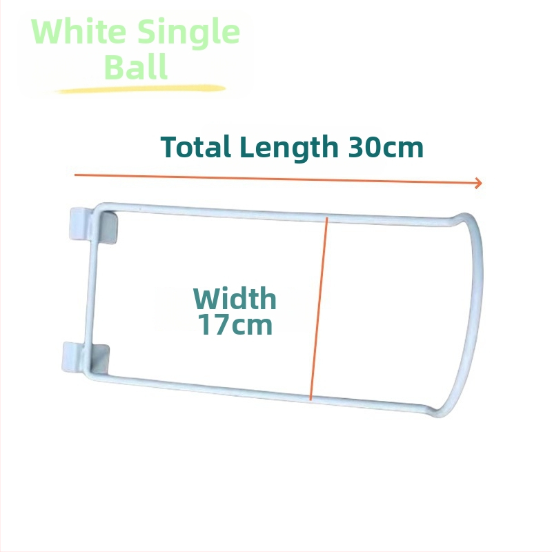 Ράφι προβολής για μπάλες με μονό εκθέτη και εξαρτήματα με διπλό γάντζο για αθλητικά είδη