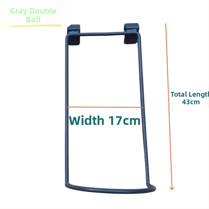 Ράφι προβολής για μπάλες με μονό εκθέτη και εξαρτήματα με διπλό γάντζο για αθλητικά είδη