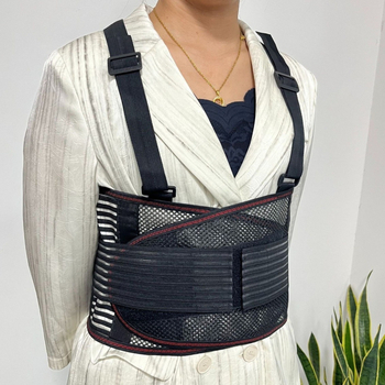 Колан за защита на кръста, регулируем, полиестер, за възрастни, фиксиран колан