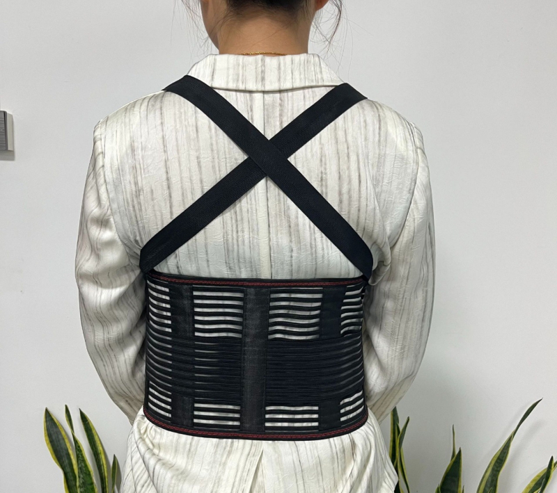 Колан за защита на кръста, регулируем, полиестер, за възрастни, фиксиран колан