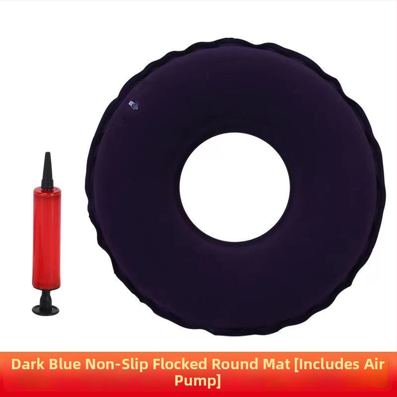 Φουσκωτή μαξιλαροθήκη καθίσματος καροτσιού με υποστήριξη περιοχής ισχίων, σχήμα κοντά σε τετράγωνο, 6+ κεφαλές μασάζ αεροπίεσης, έλεγχος ενός επιπέδου, PU δέρμα.