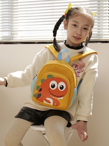 Dječji ruksak s dinosaurom, naramenice s jastučićem zraka, najlon, prozračan i vodootporan, za uzrast 2–5 godina