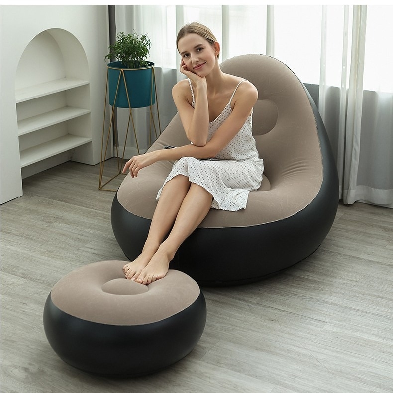 Felfújható kanapé Leyu, bean bag chair, modern egyszerű stílus, felnőtteknek, 1500 g (Anyag: Ordinary pvc; Márka: Leyu; Stílus: Bean bag chair, Modern simplicity; Alkalmas: Felnőttek)