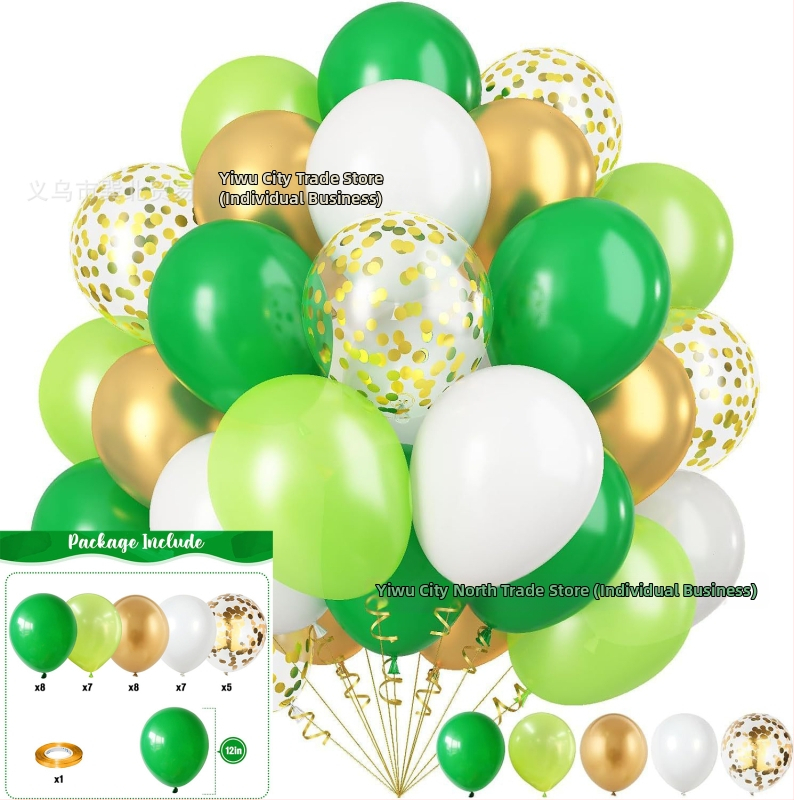 Latex dekoratív kerek lufik készlet – logó nélkül; alkalmas karácsonyra, Valentin-napra és kínai Valentin-napra