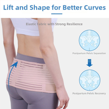 Ζώνη κοιλιάς για μετά τον τοκετό; αναπνεόμενη συμπιεστική ζώνη για στήριξη κοιλιάς και πυέλου (Μοντέλο: E401-1; Υλικό: συνθετικό ύφασμα; Μέρη εφαρμογής: κοιλιά; Εγγύηση: 1 έτος)