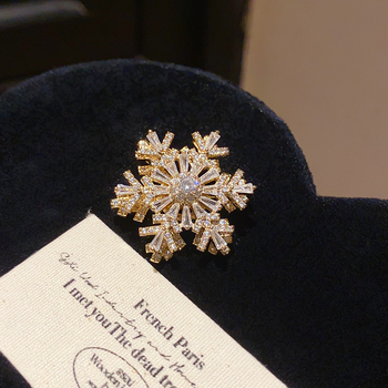 Bros s cvjetnim oblikom od cirkonija, elektroplatiranje, lagani luksuzni stil, za žene