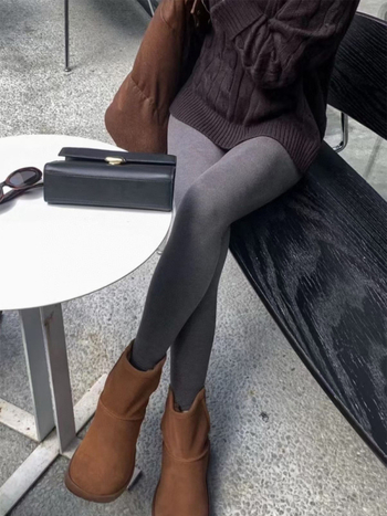 Joga tajice od akrilnog materijala, duljina 9/10, debeli materijal, visoka elastičnost