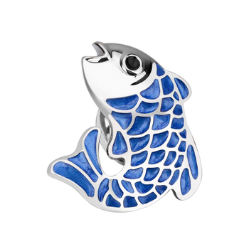 Брошка: мед, унисекс, мотив животни (риба кои), декоративна, номер JBP056A