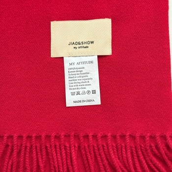 Šal od imitacijskog kašmira, poliester, warp knitting, održava toplinu zimi, elegantan minimalistički stil