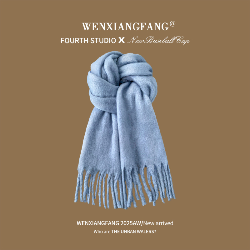 женски шал от warp-knit плетиво, топъл, зимен аксесоар, прост стил