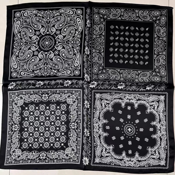 Mulberry silk kvadratni šal – Four Corner Cashew uzorak, satenski završetak, tisak, ljeto 2024