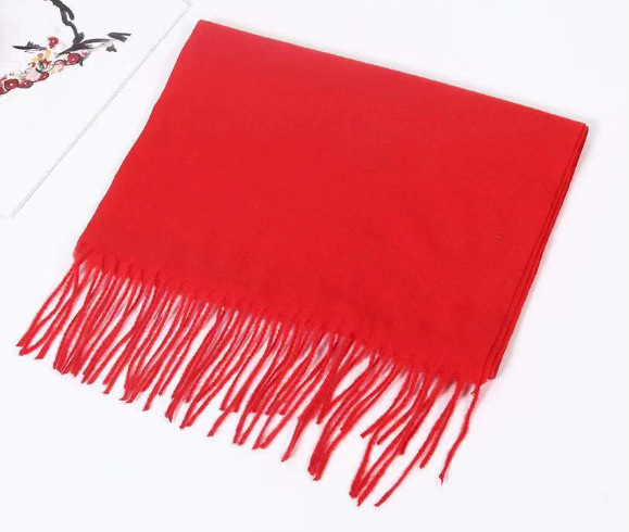 Dvostrani šal od imitacije kašmira - Twill pletenina, poliesterska/akrilna mješavina