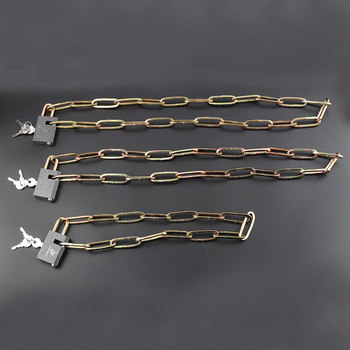 Удължен заварен веригов катинар от манганова стомана за велосипеди, мотори и електрически превозни средства – против кражба, 1130 g