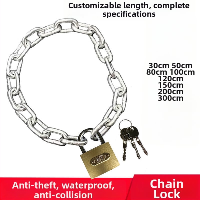 Железен верижен катинар за велосипеди и мотори