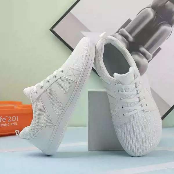 Планински обувки за туризъм, горно покритие от fly weave и синтетична кожа, подметка от естествен каучук, нисък глезен, дишащи