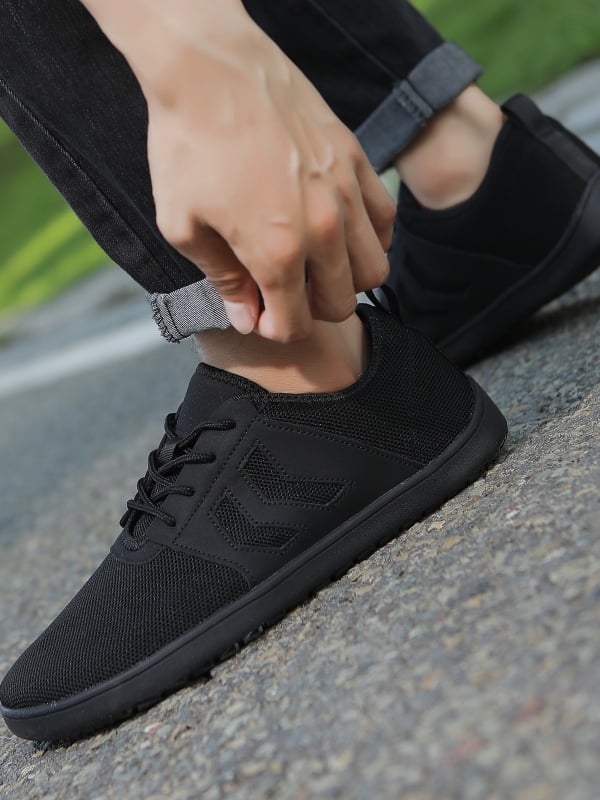 Планински обувки за туризъм, горно покритие от fly weave и синтетична кожа, подметка от естествен каучук, нисък глезен, дишащи