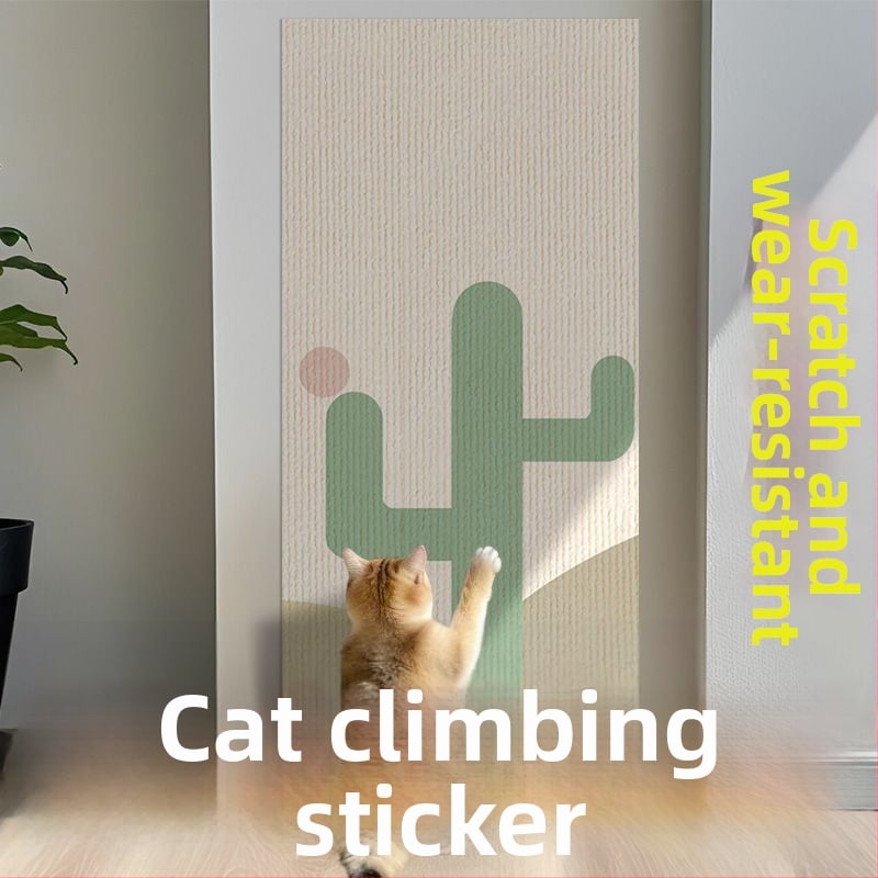 Stena na škrabanie mačky s posilnenou odolnou plochou, tlačená vertikálna nálepka na stenu pre ochranu nábytku. Značka: Other; Materiál: Other; Štýl: Jednoduchý; Import: Nie