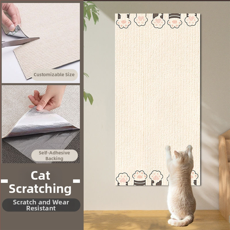 Πίνακας τοίχου γρατζουνίσματος για γάτες, ενισχυμένη επιφάνεια αντοχής στη γρατζουνιά, εκτυπωμένο κάθετο αυτοκόλλητο τοίχου για προστασία επίπλων. Μάρκα: Other; Υλικό: Other; Στυλ: Απλό; Εισαγωγή: Όχι