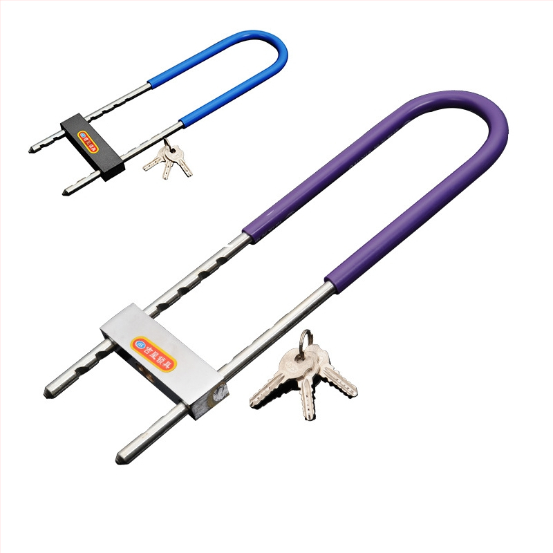 U-tvarovaný zámok pre sklenené dvere a obchody s motocyklami — zliatinová oceľ, značka Shunde Yi, hmotnosť 660–950 g, štýl Light Luxury.