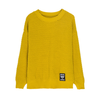 Džemper od vunene smeše, ležernog kroja, s okruglim izrezom i dugim rukavima