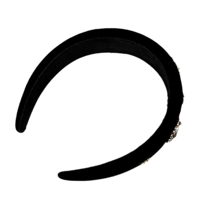 Traka za kosu od baršuna — ručna izrada, vintage stil, ženski dodatak