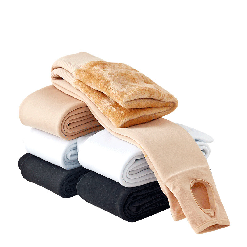 Dječje zimske flisane legice za djevojčice, uzrast 3–8 godina, 75% najlona, visok struk