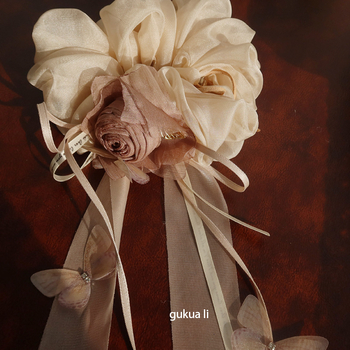 Dječji dodaci za kosu – GUKUALI srebrne gumice za kosu; Značka: GUKUALI; Materijal: Srebro; Stil: Djeca; Podrijetlo: Yan'an; Proljeće 2025