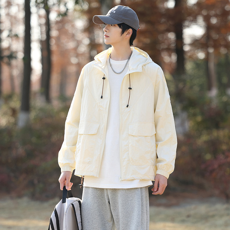 ODJEĆA ZA ZAŠTITU OD SUNCA UPF50+, tanka i prozračna, najlon smjesa, zatvarač, bočne džepove